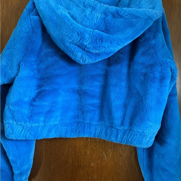 Love Tree Vibrant Blue Teddy Jacket - Picture 7 of 7